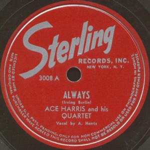Sterling Label-Ace Harris and His Quartet-1948