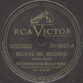 RCA Victor Label-Believe Me, Beloved-1948
