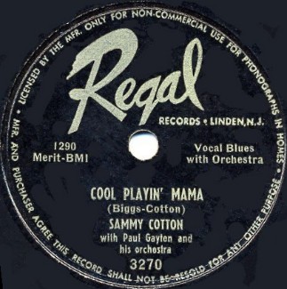 Regal Label-Cool Playin' Mama-1950