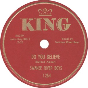 King Label-The Swanee River Boys-1953