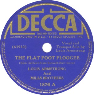 Decca Label-Louis Armstrong And Mills Brothers-1938