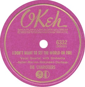 Okeh Label-The Charioteers-1941
