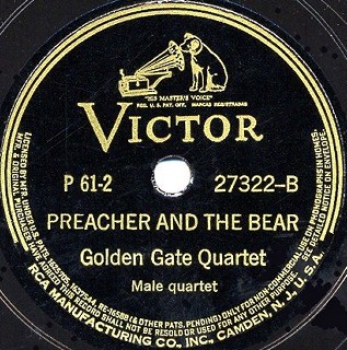 Victor Label-Preacher And The Bear-1941