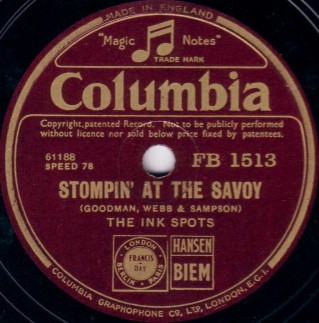 Columbia Label (England)-The Ink Spots-1936