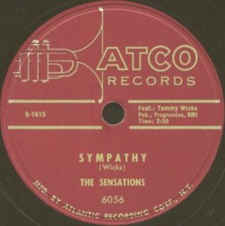 Atco Label-Sympathy-The Sensations-1955