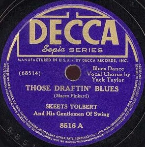 Decca Label-Those Draftin' Blues-1941