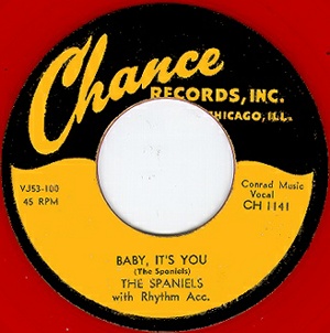 Chance Label-Baby It's You-Spaniels-1953