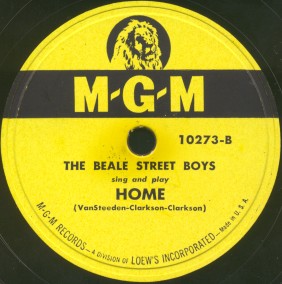 MGM Label-Home-The Beale Street Boys-1948