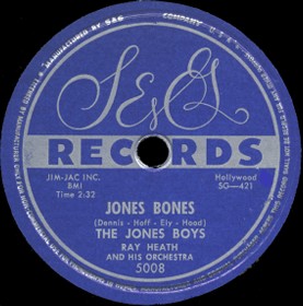 S&G Label-Jones Bones-Jones Boys-1954