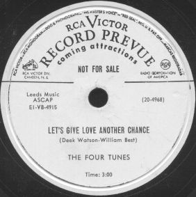 Four Tunes-Let's Give Love Another Chance-RCA Victor 4968-1952