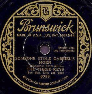 Brunswick Label-The Three Keys-1932