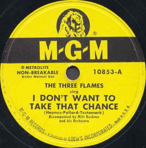 MGM Label-The Three Flames-1950