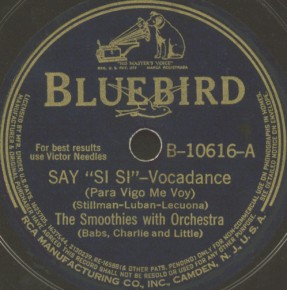 Bluebird Label-Say 'Si Si'-1940
