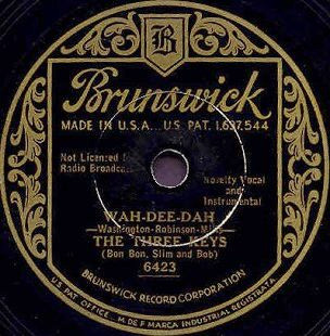Brunswick Label-The Three Keys-1932