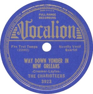 Vocalion Label-The Charioteers-1938