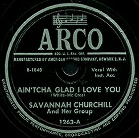 Arco Label-Ain'tcha Glad I Love You