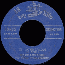 18 top hits label - World Famous Ink Spots