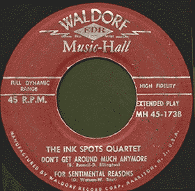 Waldorf Music Hall (Side B) - The Ink Spots Quartet