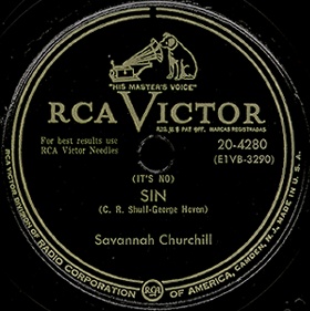 RCA Victor Label-(It's No) Sin