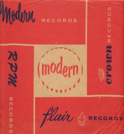 Modern Records 78 Sleeve