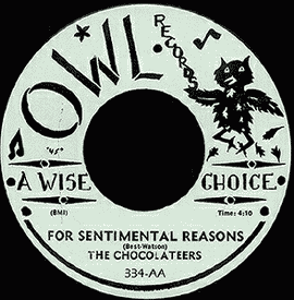 Owl label - Chocolateers
