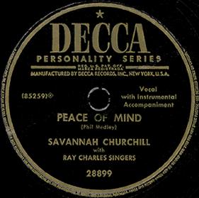 Decca Label-Peace Of Mind