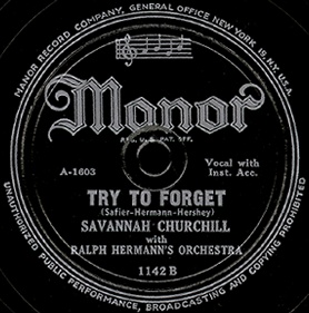 Manor Label-Try To Forget