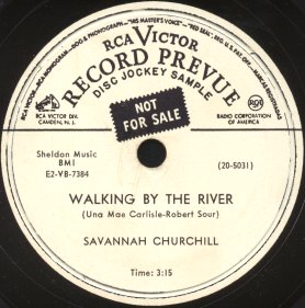 RCA Victor Label-Walking By The River